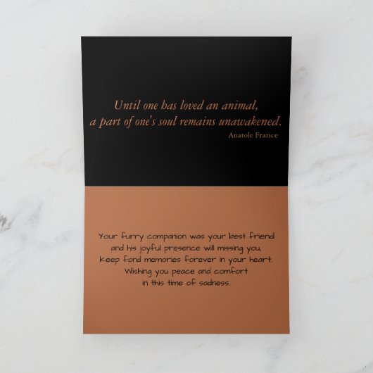 Ulmer Hond schilderij Hond Sympathie kaart (Binnen)