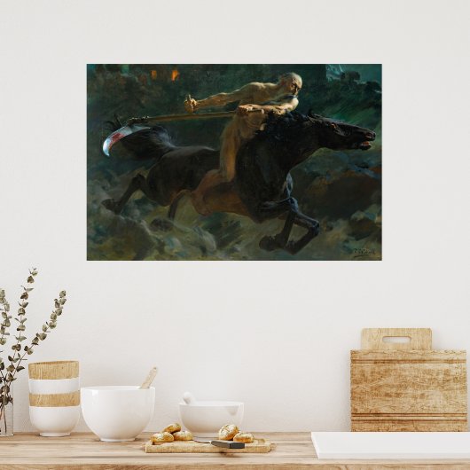 Ulpiano Checa - Time (1916) Poster (Keuken)