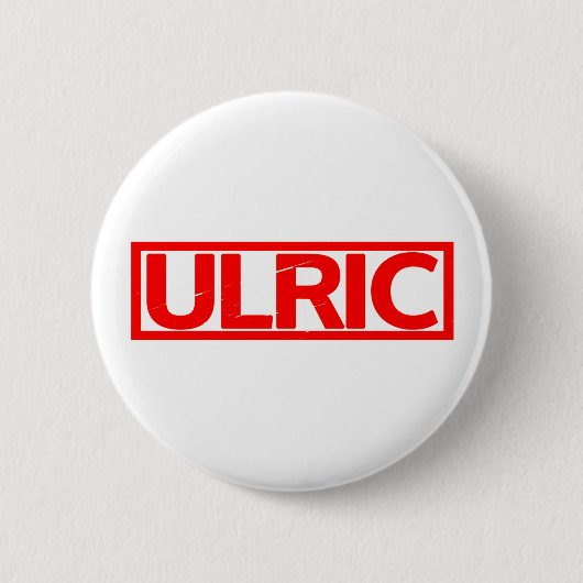 Ulric Stempel Ronde Button 5,7 Cm (Voorkant)