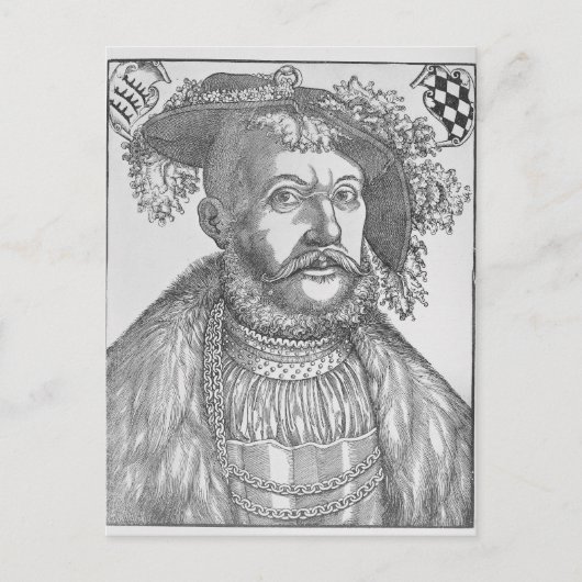 Ulrich van Wurttemberg Briefkaart (Voorkant)