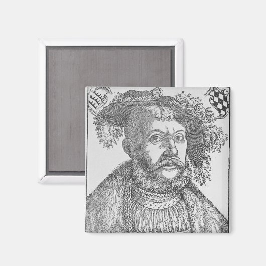Ulrich van Wurttemberg Magneet (Voorkant / Achterkant)
