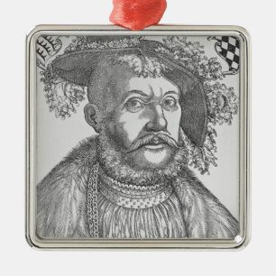 Ulrich van Wurttemberg Metalen Ornament