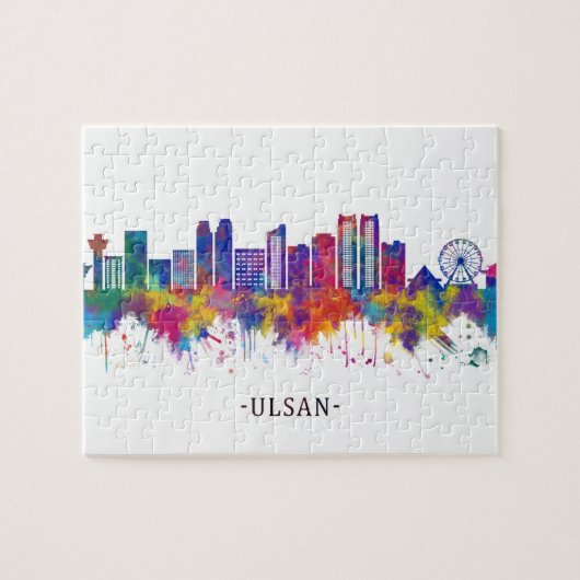 Ulsan South Korea Skyline Legpuzzel (Horizontaal)