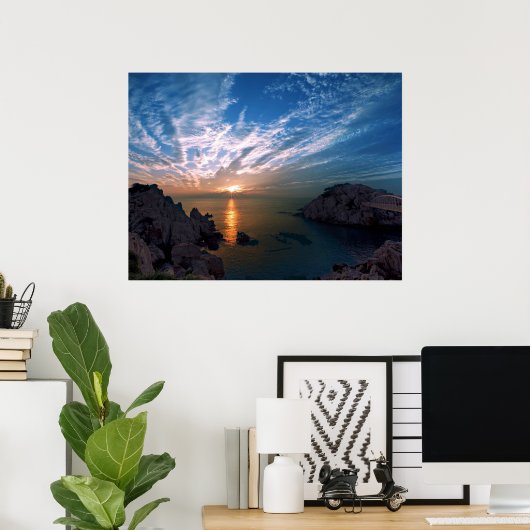 Ulsan Sunrise Poster (Thuiskantoor)