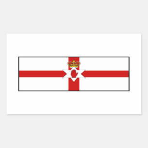 Ulster Banner Noord-Ierland vlag Rechthoekige Sticker