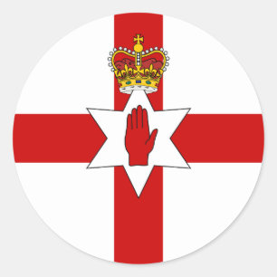 Ulster Banner Noord-Ierland vlag Ronde Sticker