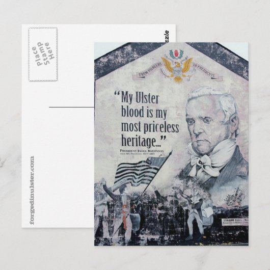 Ulster bloed briefkaart (Voorkant / Achterkant)