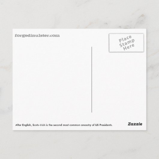 Ulster bloed briefkaart (Achterkant)