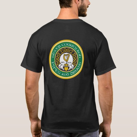 Ulster County AOH Pipe en Drum T-shirt (Achterkant)