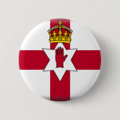 Ulster Flag Ronde Button 5,7 Cm (Voorkant)
