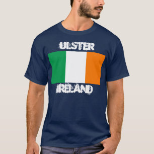 Ulster, Ierland met Ierse vlag T-shirt