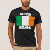Ulster, Ierland met Ierse vlag T-shirt (Voorkant)
