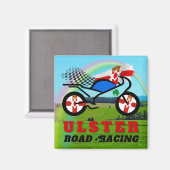 Ulster Motorcycle Road Racing Magneet (Voorkant / Achterkant)