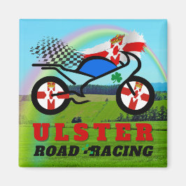 Ulster Motorcycle Road Racing Magneet