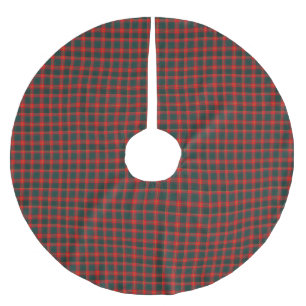 Ulster Red Tartan Plaid Kerstboom Rok