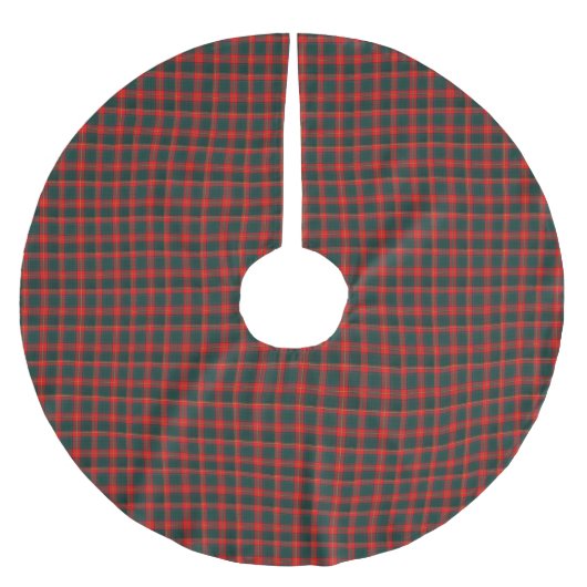Ulster Red Tartan Plaid Kerstboom Rok (Voorkant)