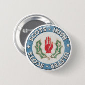 Ulster-Schotten/Schots-Iers Ronde Button 5,7 Cm (Voorkant /achterkant)