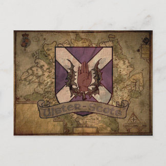 Ulster Scots antiek map briefkaart