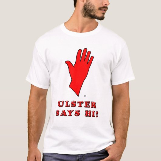 Ulster zegt Hi! T-shirt (Voorkant)