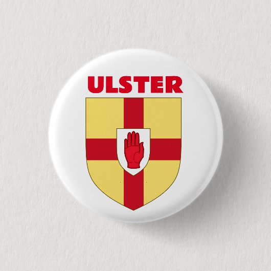 Ulsterlaag van wapens ronde button 3,2 cm (Voorkant)