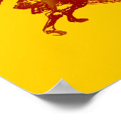 Ulta hot Spanish Running of the bulls soccer gifts Poster (Hoek)