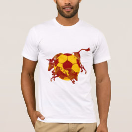 Ulta hot Spanish Running of the bulls soccer gifts T-shirt