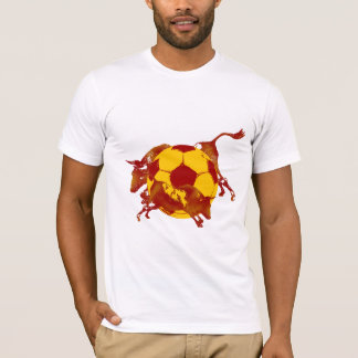 Ulta hot Spanish Running of the bulls soccer gifts T-shirt