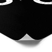 Ulti-mutt Cool Funny Dog Pun Dark BG Poster (Hoek)