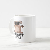 Ulti-mutt Cool Funny Dog Pun Koffiemok (Voorkant links)
