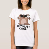 Ulti-mutt Cool Funny Dog Pun T-shirt (Voorkant)