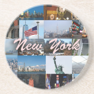 Ultiem! Foto's van New York City Pro Zandsteen Onderzetter
