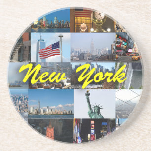 Ultiem! Foto's van New York City Pro Zandsteen Onderzetter