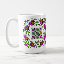 ultiem vintage patroon koffiemok