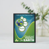 Ultieme Aarde Briefkaart (Staand voorkant)