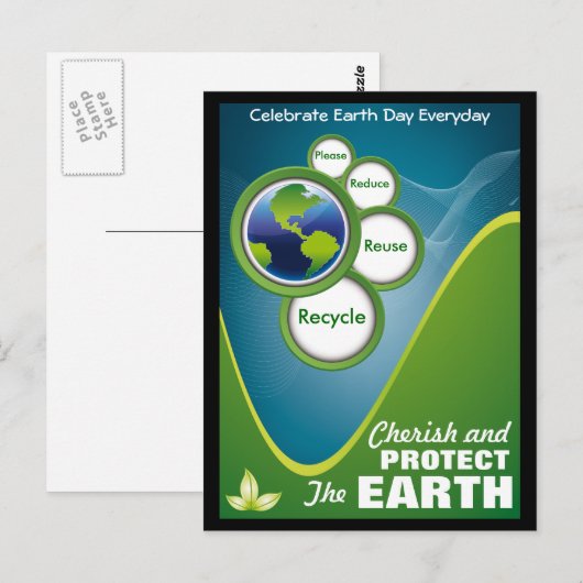 Ultieme Aarde Briefkaart (Voorkant / Achterkant)