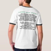 Ultieme aluminium dog t-shirt (Achterkant)