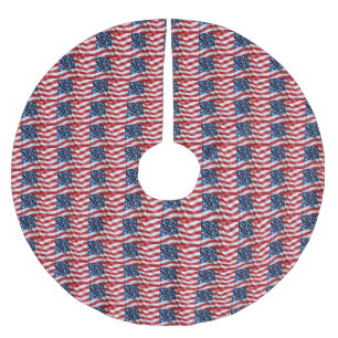 ULTIEME "AMERIKAANSE VLAG" BOOMROK KERSTBOOM ROK