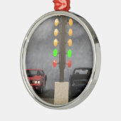 Ultieme bewegingsoptoning metalen ornament (Links)