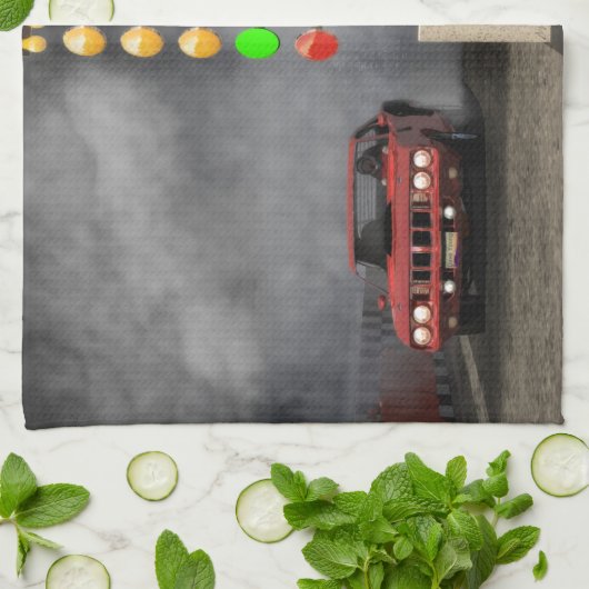 Ultieme bewegingsoptoning theedoek (Gevouwen)