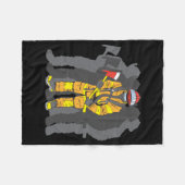 Ultieme brandweerman fleece deken (Voorkant (Horizontaal))