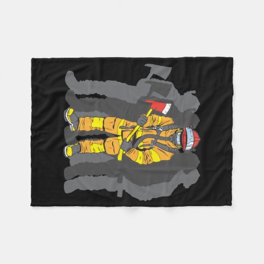 Ultieme brandweerman fleece deken (Voorkant (Horizontaal))