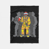 Ultieme brandweerman fleece deken (Voorkant)