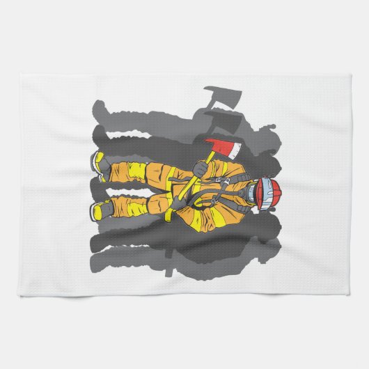 Ultieme brandweerman theedoek (Horizontaal)