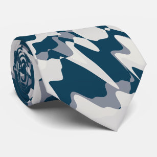 Ultieme camouflage marine & grijs stropdas