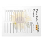 Ultieme dagelijkse studieplanner Sjabloon Notitieblok (Voorkant)