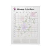 Ultieme dagelijkse studieplanner sjabloon notitieblok (Linkerzijde)