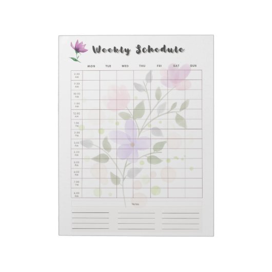 Ultieme dagelijkse studieplanner sjabloon notitieblok (Linkerzijde)