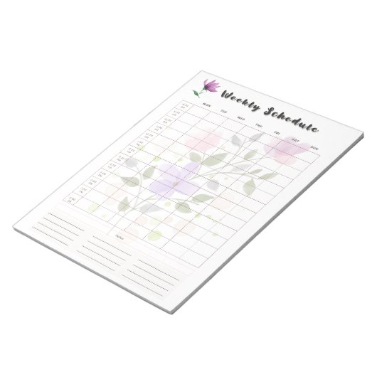 Ultieme dagelijkse studieplanner sjabloon notitieblok (Schuin)