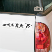 Ultieme evolutie! bumpersticker (Op Truck)