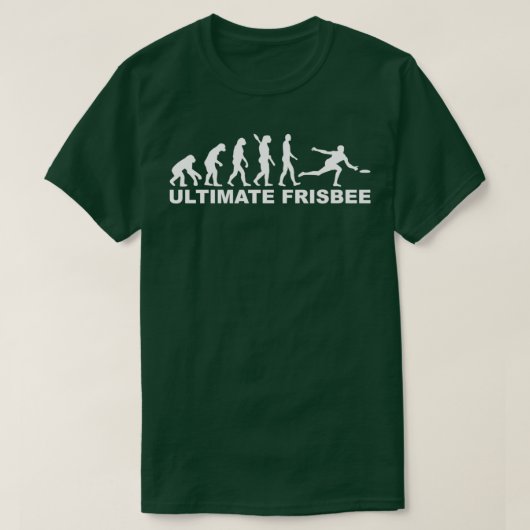 Ultieme evolutie van de Frisbee T-shirt (Design voorkant)